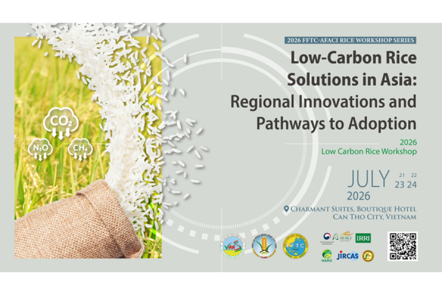 【2026 Rice Workshop Series】Climate-Smart Varieties and Low-Carbon Farming