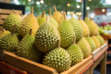 Agriculture department awaits China's nod to export fresh durians