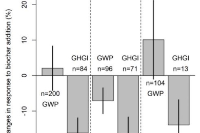 A global synthesis of biochar's sustainability in climate-smart agriculture - Evidence from field and laboratory experiments