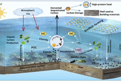 Carbon sequestration via shellfish farming: A potential negative emissions technology