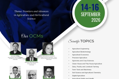 6th Edition of Global Conference on Agriculture and Horticulture